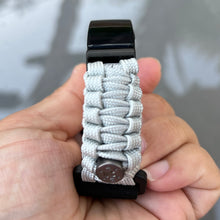 Load image into Gallery viewer, Paracord watch band personalized to replace bands for Fitbit Inspire, Fitbit Luxe, and Fitbit Alta (watch not included)