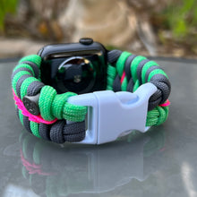Lade das Bild in den Galerie-Viewer, Paracord Watch Band compatible with Apple Watch Series 1, 2, 3, 4, 5, 6, 7, 8, 9, Ultra, Ultra 2 & SE (watch not included)