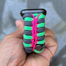 Lade das Bild in den Galerie-Viewer, Paracord Watch Band compatible with Apple Watch Series 1, 2, 3, 4, 5, 6, 7, 8, 9, Ultra, Ultra 2 & SE (watch not included)