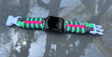 Lade das Bild in den Galerie-Viewer, Paracord Watch Band compatible with Apple Watch Series 1, 2, 3, 4, 5, 6, 7, 8, 9, Ultra, Ultra 2 & SE (watch not included)