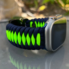 Lade das Bild in den Galerie-Viewer, Paracord Watch Band compatible with Apple Watch Series 1, 2, 3, 4, 5, 6, 7, 8, 9, Ultra, Ultra 2 & SE (watch not included)