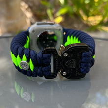 Lade das Bild in den Galerie-Viewer, Paracord Watch Band compatible with Apple Watch Series 1, 2, 3, 4, 5, 6, 7, 8, 9, Ultra, Ultra 2 & SE (watch not included)