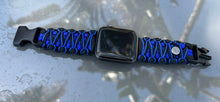 Load image into Gallery viewer, Personalized Paracord Watch Band for Apple Watch Series 1-11, Ultra, Ultra 2, Ultra 3, and SE (watch not included).