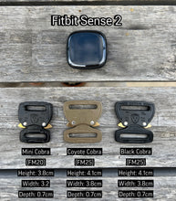Load image into Gallery viewer, Paracord Watch Band compatible with Fitbit Versa 1, Versa Lite, Versa 2, Versa 3, Versa 4, Sense, Sense 2 (watch not included).