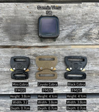 Load image into Gallery viewer, Paracord Watch Band for Garmin 18mm, 20mm, 22mm Quick Release, Approach, D2, Forerunner, Descent, Venu, Vivoactive (watch not included).