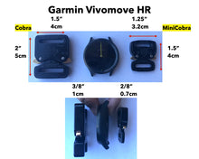 Load image into Gallery viewer, Paracord watch band compatible with Garmin Approach S12/S40/S42, D2 Air/X10, Vivoactive, Venu, Vivomove, Forerunner 55/245/255/645/745 (watch not included)