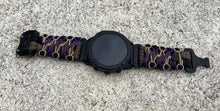 Load image into Gallery viewer, Quick Release Paracord Watchband, personalized to replace bands for Garmin 20mm, 22mm and 26mm.