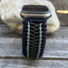 Load image into Gallery viewer, Personalized Paracord Watch Band for Apple Watch Series 1-11, Ultra, Ultra 2, Ultra 3, and SE (watch not included).