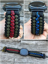 Load image into Gallery viewer, Paracord Watchband compatible with Samsung Galaxy Watch Ultra, Galaxy Watch 8, Galaxy Watch 7, Galaxy Watch 6, Galaxy Watch 5, Galaxy Watch 4, Galaxy Watch 3 (watch not included).
