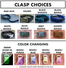 Cargar imagen en el visor de la galería, Paracord watch band personalized to replace bands for Fitbit Inspire, Fitbit Luxe, and Fitbit Alta (watch not included)