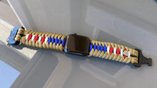Lade das Bild in den Galerie-Viewer, Paracord Watch Band compatible with Apple Watch Series 1, 2, 3, 4, 5, 6, 7, 8, 9, Ultra, Ultra 2 & SE (watch not included)