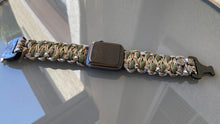 Cargar imagen en el visor de la galería, Paracord Watch Band compatible with Apple Watch Series 1, 2, 3, 4, 5, 6, 7, 8, 9, Ultra, Ultra 2 & SE (watch not included)