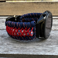 Load image into Gallery viewer, Paracord Watchband compatible with Samsung Galaxy Watch 3, Galaxy Watch 4, Galaxy Watch 5, Galaxy Watch 6 (watch not included)