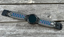 Load image into Gallery viewer, Paracord Watchband compatible with Samsung Galaxy Watch 3, Galaxy Watch 4, Galaxy Watch 5, Galaxy Watch 6 (watch not included)