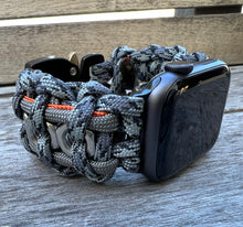 Lade das Bild in den Galerie-Viewer, Paracord Watch Band compatible with Apple Watch Series 1, 2, 3, 4, 5, 6, 7, 8, 9, Ultra, Ultra 2 & SE (watch not included)