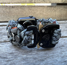 Lade das Bild in den Galerie-Viewer, Paracord Watch Band compatible with Apple Watch Series 1, 2, 3, 4, 5, 6, 7, 8, 9, Ultra, Ultra 2 & SE (watch not included)