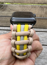 Lade das Bild in den Galerie-Viewer, Paracord Watch Band compatible with Apple Watch Series 1, 2, 3, 4, 5, 6, 7 & SE (watch not included)