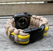 Lade das Bild in den Galerie-Viewer, Paracord Watch Band compatible with Apple Watch Series 1, 2, 3, 4, 5, 6, 7 & SE (watch not included)