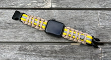 Lade das Bild in den Galerie-Viewer, Paracord Watch Band compatible with Apple Watch Series 1, 2, 3, 4, 5, 6, 7 & SE (watch not included)