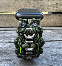 Lade das Bild in den Galerie-Viewer, Paracord Watch Band compatible with Apple Watch Series 1, 2, 3, 4, 5, 6, 7, 8, 9, Ultra, Ultra 2 & SE (watch not included)
