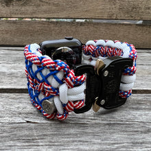 Lade das Bild in den Galerie-Viewer, Paracord Watch Band compatible with Apple Watch Series 1, 2, 3, 4, 5, 6, 7, 8, 9, Ultra, Ultra 2 & SE (watch not included)