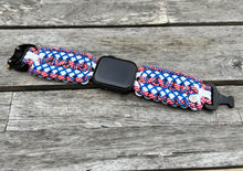Lade das Bild in den Galerie-Viewer, Paracord Watch Band compatible with Apple Watch Series 1, 2, 3, 4, 5, 6, 7, 8, 9, Ultra, Ultra 2 & SE (watch not included)