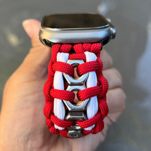 Cargar imagen en el visor de la galería, Paracord Watch Band compatible with Apple Watch Series 1, 2, 3, 4, 5, 6, 7, 8, 9, Ultra, Ultra 2 & SE (watch not included)