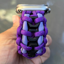 Charger l'image dans la galerie, Paracord Watch Band compatible with Apple Watch Series 1, 2, 3, 4, 5, 6, 7, 8, 9, Ultra, Ultra 2 & SE (watch not included)