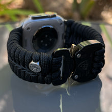 Load image into Gallery viewer, Personalized Paracord Watch Band for Apple Watch Series 1-11, Ultra, Ultra 2, Ultra 3, and SE (watch not included).