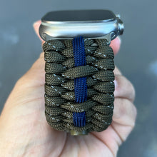 Load image into Gallery viewer, Personalized Paracord Watch Band for Apple Watch Series 1-11, Ultra, Ultra 2, Ultra 3, and SE (watch not included).