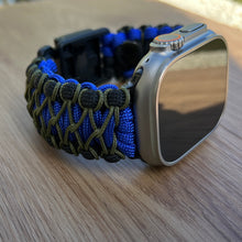 Charger l'image dans la galerie, Paracord Watch Band compatible with Apple Watch Series 1, 2, 3, 4, 5, 6, 7, 8, 9, Ultra, Ultra 2 & SE (watch not included)