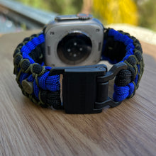 Charger l'image dans la galerie, Paracord Watch Band compatible with Apple Watch Series 1, 2, 3, 4, 5, 6, 7, 8, 9, Ultra, Ultra 2 & SE (watch not included)