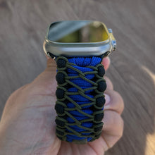 Charger l'image dans la galerie, Paracord Watch Band compatible with Apple Watch Series 1, 2, 3, 4, 5, 6, 7, 8, 9, Ultra, Ultra 2 & SE (watch not included)