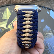 Cargar imagen en el visor de la galería, Paracord Watch Band compatible with Apple Watch Series 1, 2, 3, 4, 5, 6, 7, 8, 9, Ultra, Ultra 2 & SE (watch not included)