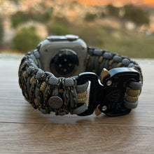 Lade das Bild in den Galerie-Viewer, Paracord Watch Band compatible with Apple Watch Series 1, 2, 3, 4, 5, 6, 7, 8, Ultra & SE (watch not included)