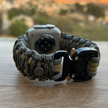 Load image into Gallery viewer, Personalized Paracord Watch Band for Apple Watch Series 1-11, Ultra, Ultra 2, Ultra 3, and SE (watch not included).