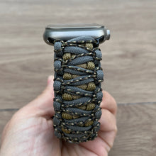 Load image into Gallery viewer, Personalized Paracord Watch Band for Apple Watch Series 1-11, Ultra, Ultra 2, Ultra 3, and SE (watch not included).