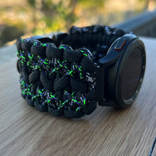 Load image into Gallery viewer, Paracord Watchband compatible with Samsung Galaxy Watch 3, Galaxy Watch 4, Galaxy Watch 5, Galaxy Watch 6 (watch not included)