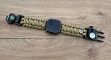 Load image into Gallery viewer, Paracord Watch Band compatible with Fitbit Versa 1, Versa Lite, Versa 2, Versa 3, Versa 4, Sense, Sense 2 (watch not included).