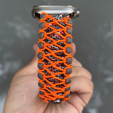 Cargar imagen en el visor de la galería, Paracord Watch Band compatible with Apple Watch Series 1, 2, 3, 4, 5, 6, 7, 8, 9, Ultra, Ultra 2 & SE (watch not included)