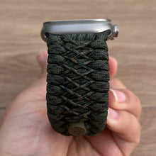 Lade das Bild in den Galerie-Viewer, Paracord Watch Band compatible with Apple Watch Series 1, 2, 3, 4, 5, 6, 7, 8, Ultra & SE (watch not included)