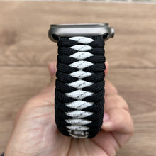 Cargar imagen en el visor de la galería, Paracord Watch Band compatible with Apple Watch Series 1, 2, 3, 4, 5, 6, 7, 8, 9, Ultra, Ultra 2 & SE (watch not included)