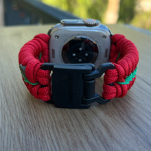 Lade das Bild in den Galerie-Viewer, Paracord Watch Band compatible with Apple Watch Series 1, 2, 3, 4, 5, 6, 7, 8, 9, Ultra, Ultra 2 & SE (watch not included)