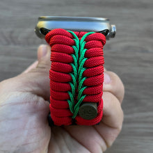 Lade das Bild in den Galerie-Viewer, Paracord Watch Band compatible with Apple Watch Series 1, 2, 3, 4, 5, 6, 7, 8, 9, Ultra, Ultra 2 & SE (watch not included)