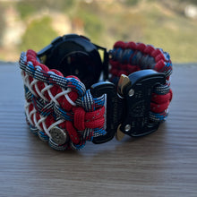 Load image into Gallery viewer, Paracord Watchband compatible with Samsung Galaxy Watch Ultra, Galaxy Watch 3, Galaxy Watch 4, Galaxy Watch 5, Galaxy Watch 6, Galaxy Watch 7 (watch not included)