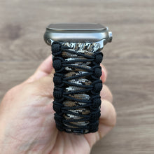 Lade das Bild in den Galerie-Viewer, Paracord Watch Band compatible with Apple Watch Series 1, 2, 3, 4, 5, 6, 7, 8, 9, Ultra, Ultra 2 & SE (watch not included)