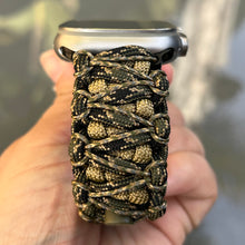 Lade das Bild in den Galerie-Viewer, Paracord Watch Band compatible with Apple Watch Series 1, 2, 3, 4, 5, 6, 7, 8, 9, Ultra, Ultra 2 & SE (watch not included)