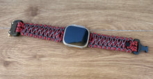 Load image into Gallery viewer, Paracord Watch Band compatible with Apple Watch  Series 1, 2, 3, 4, 5, 6, 7, 8, 9, Ultra, Ultra 2 &amp; SE (watch not included)
