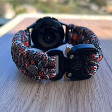 Load image into Gallery viewer, Paracord Watchband compatible with Samsung Galaxy Watch Ultra, Galaxy Watch 3, Galaxy Watch 4, Galaxy Watch 5, Galaxy Watch 6, Galaxy Watch 7 (watch not included)