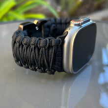 Lade das Bild in den Galerie-Viewer, Paracord Watch Band compatible with Apple Watch Series 1, 2, 3, 4, 5, 6, 7, 8, 9, Ultra, Ultra 2 & SE (watch not included)